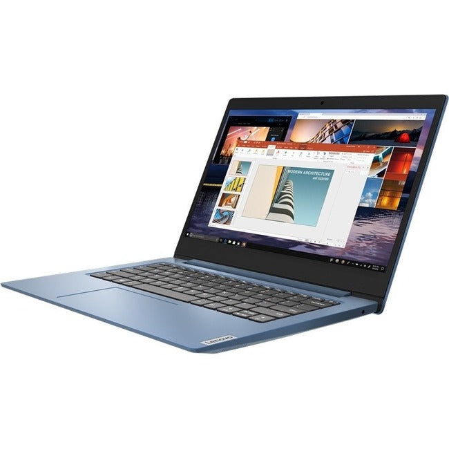 Lenovo-IMSourcing IdeaPad 1 14ADA05 82GW009VUS 14" Notebook - Full HD - 1920 x 1080 - AMD Athlon Silver 3050e Dual-core (2 Core) 1.40 GHz - 4 GB Total RAM - 128 GB SSD - Ice Blue - 82GW009VUS