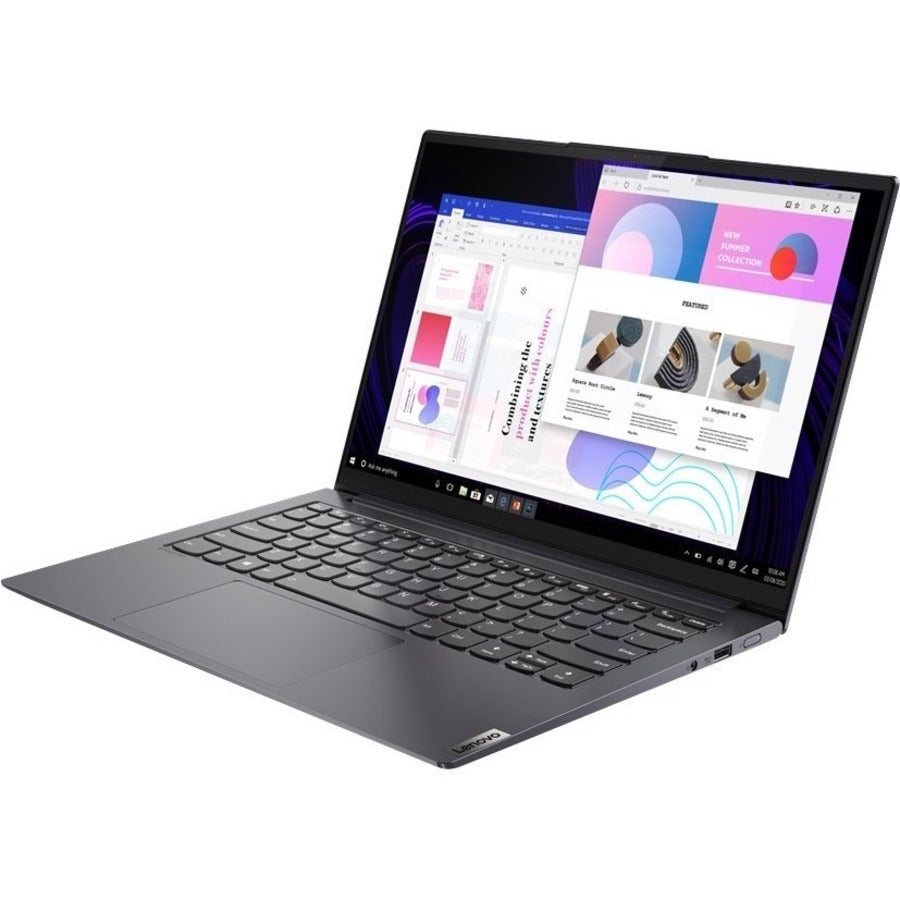 Lenovo IdeaPad Slim 7 Pro 14IHU5 82QT0008US 14" Touchscreen Notebook - 2.8K - 2880 x 1800 - Intel Core i7 11th Gen i7-11370H Quad-core (4 Core) 3.30 GHz - 16 GB Total RAM - 1 TB SSD - Slate Gray - 82QT0008US