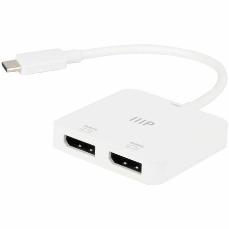 Monoprice USB-C to Dual 4K DisplayPort Adapter (Dual 4K@60Hz) - 43526