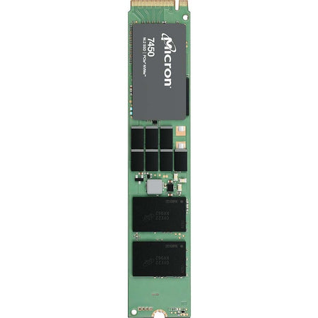 Micron 7450 PRO 3.84 TB Solid State Drive - M.2 22110 Internal - PCI Express NVMe (PCI Express NVMe 4.0 x4) - Read Intensive - TAA Compliant - MTFDKBG3T8TFR-1BC15ABYYR