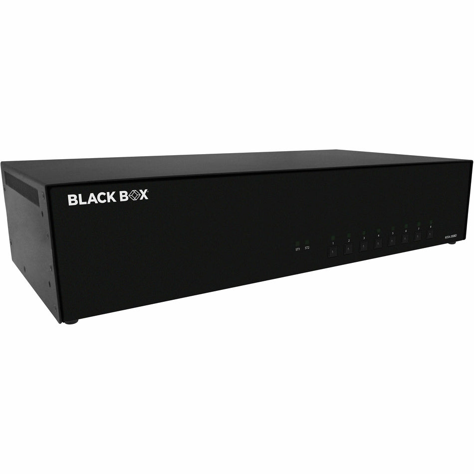 Black Box KVM Switch, NIAP 4.0 Certified - 8-Port, Dual-Monitor, DVI-I - KVS4-2008D