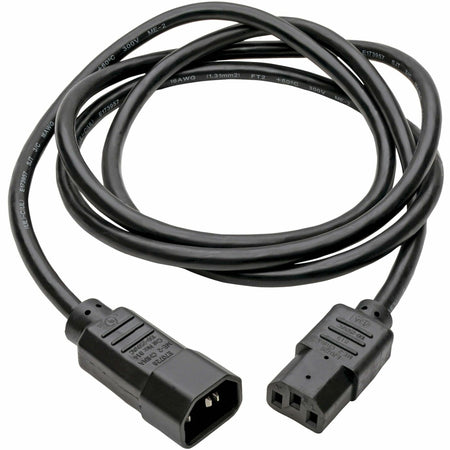 Eaton Tripp Lite Series PDU Power Cord, C13 to C14 - 10A, 250V, 18 AWG, 6 ft. (1.83 m), Black - P004006