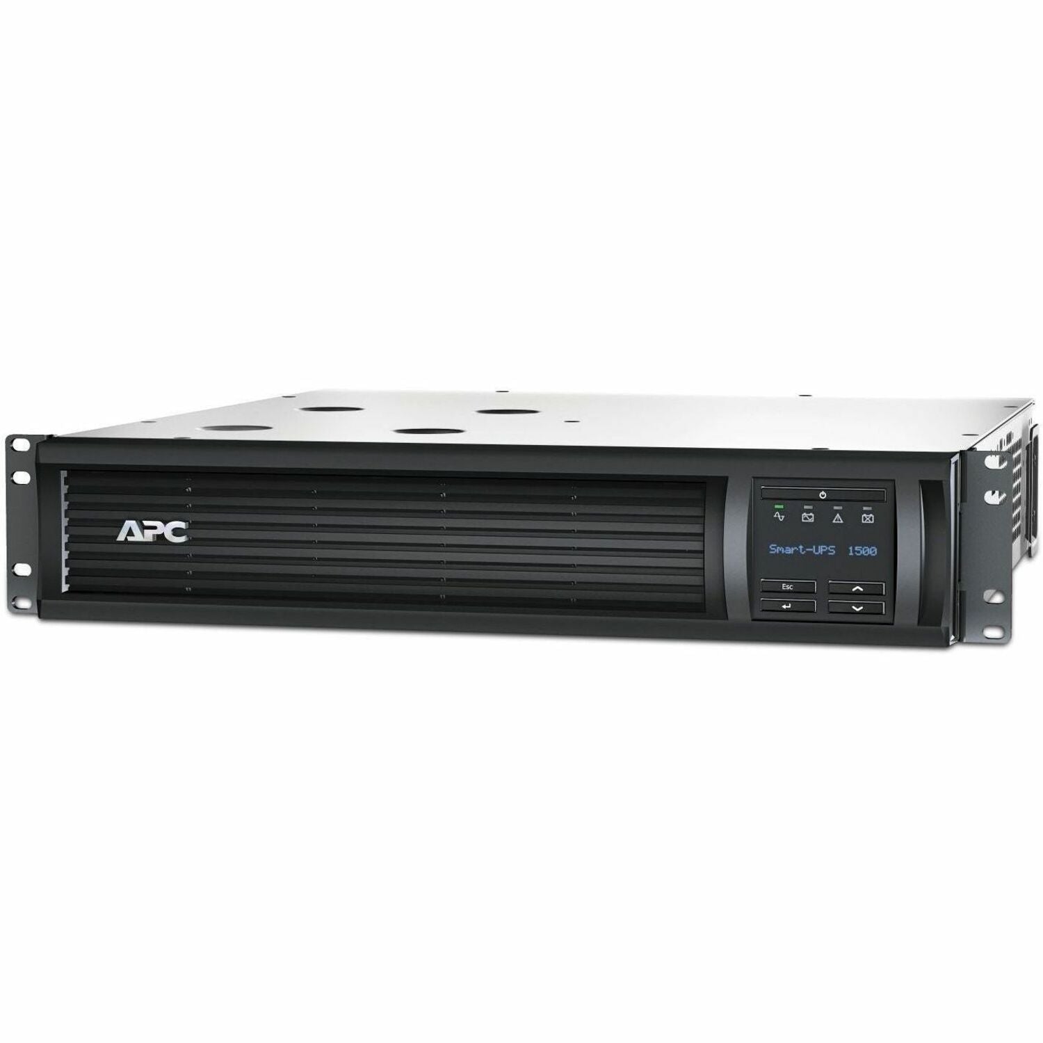 APC Smart-UPS, Line Interactive, 1500VA, Rackmount 2U, 120V, 6x NEMA 5-15R outlets, SmartConnect Port+Network Card, AVR, LCD - SMT1500RM2UCNC