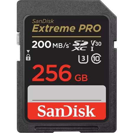 SanDisk Extreme PRO 256 GB Class 3/UHS-I (U3) V30 SDXC - SDSDXXD-256G-ANCIN