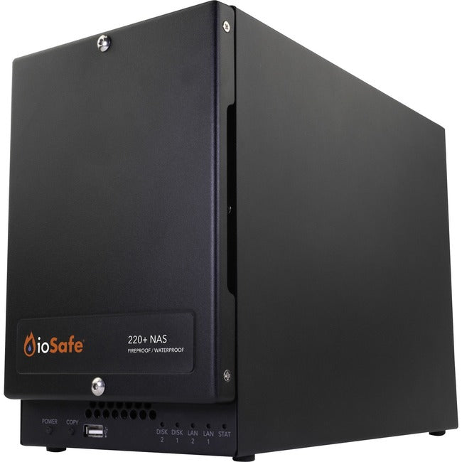 ioSafe 220+ SAN/NAS Storage System - 72200-3843-1200