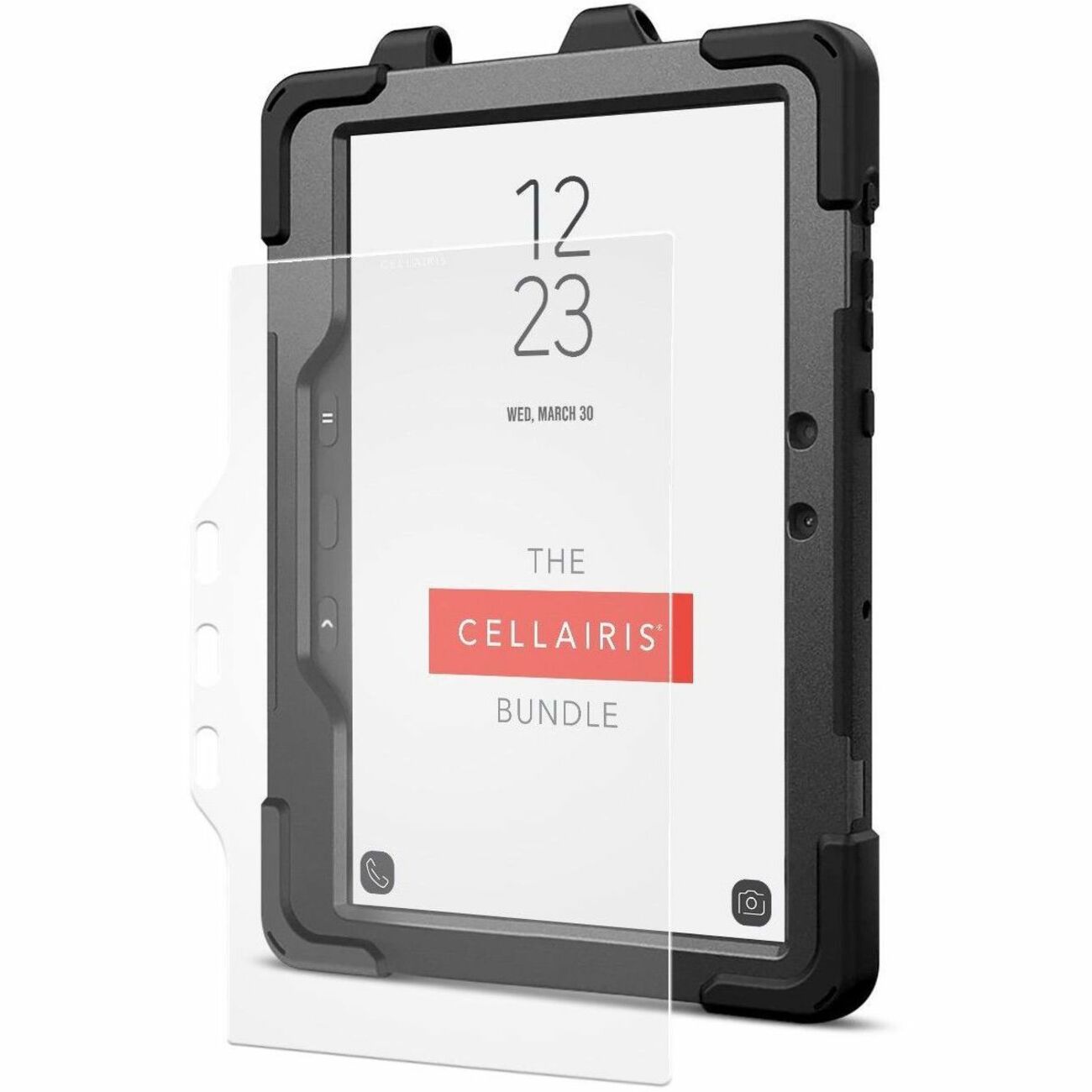 Cellairis Shell Shock Tempered Glass Screen Protection - 11-0078050-BK