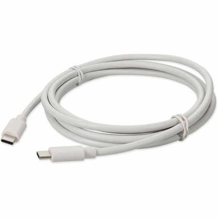 AddOn 2.0m (6.6ft) USB C 3.1 Male to USB C 3.1 Male White Adapter Cable - USBC2USBC2MW-AA