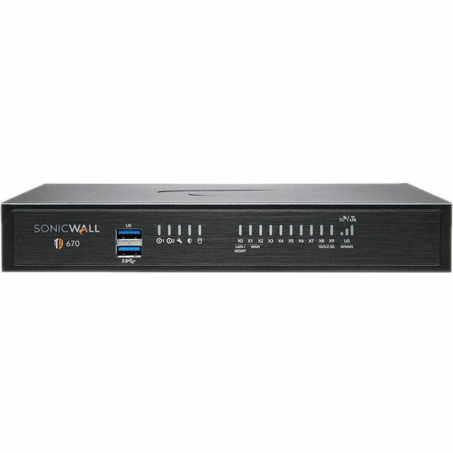 SonicWall TZ670 Network Security/Firewall Appliance - 02-SSC-8435