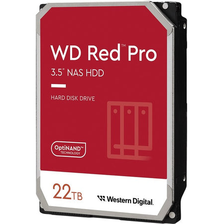 Western Digital Red Pro WD221KFGX 22 TB Hard Drive - 3.5" Internal - SATA (SATA/600) - Conventional Magnetic Recording (CMR) Method - WD221KFGX