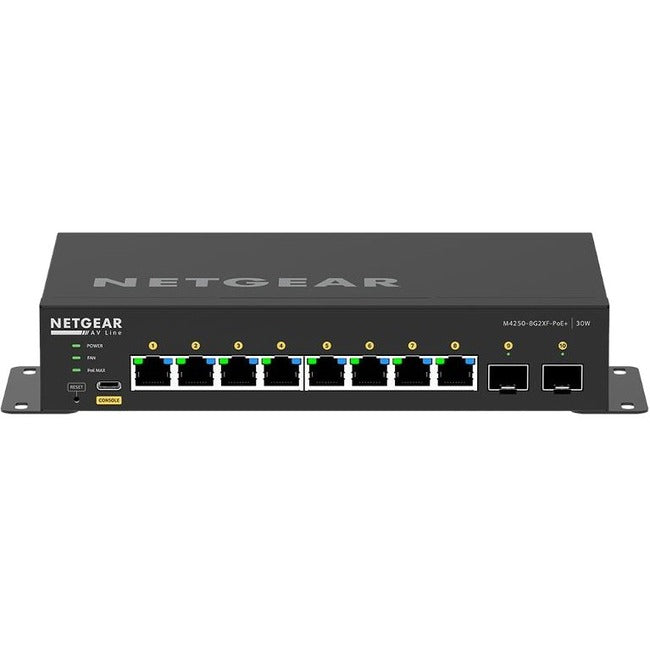 Netgear AV Line M4250 GSM4210PX Ethernet Switch - GSM4210PX-100NAS