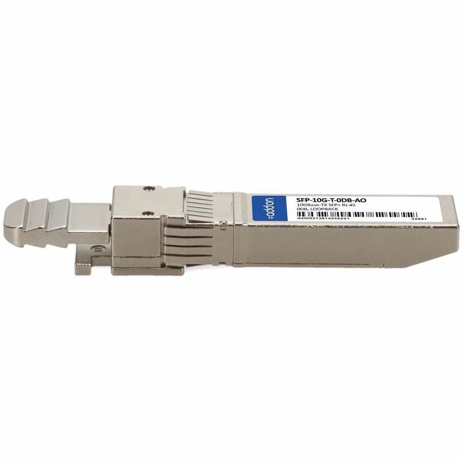 AddOn MSA and TAA Compliant 10GBase-TX SFP+ Loopback with 0dB Attenuation - SFP-10G-T-0DB-AO