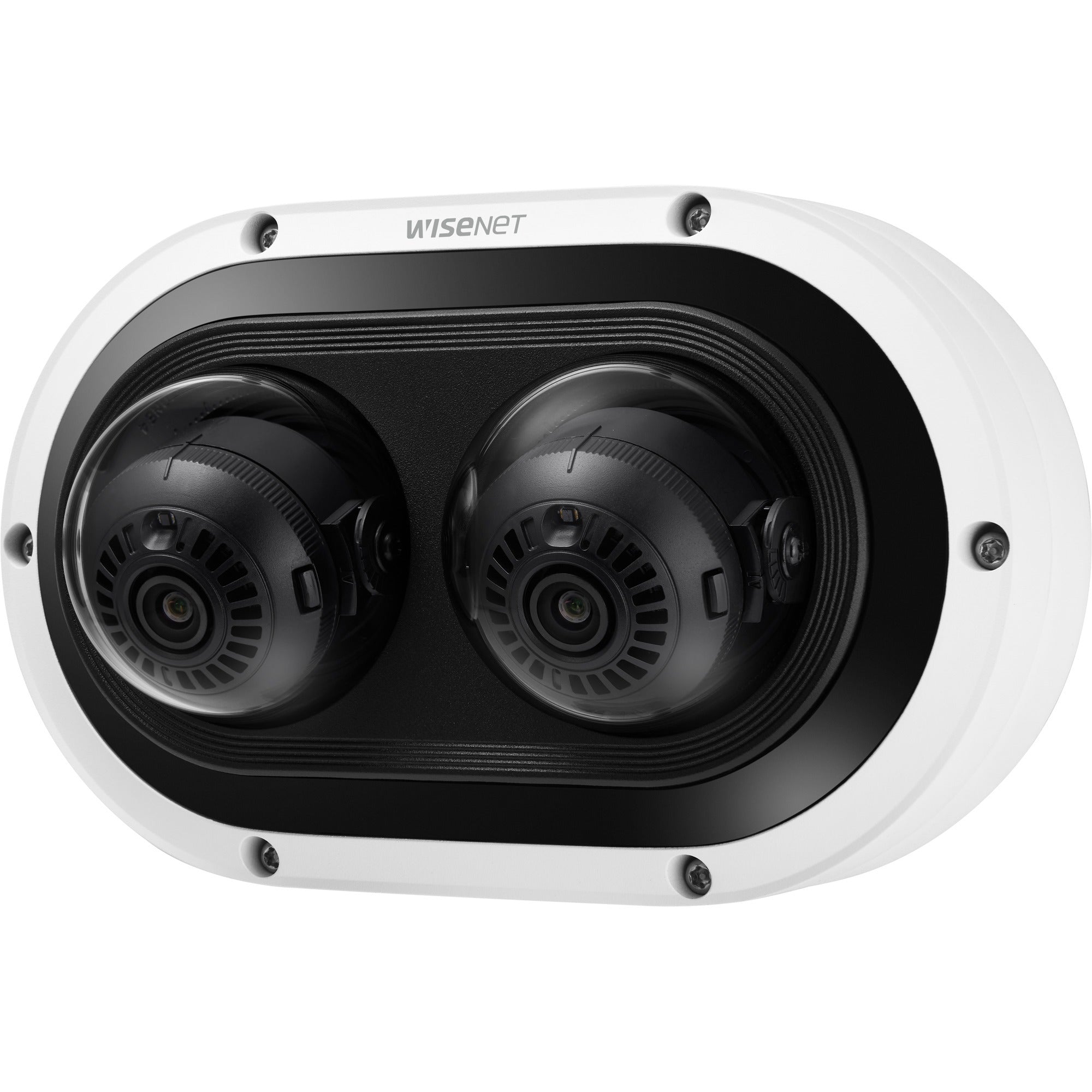Wisenet PNM-12082RVD 6 Megapixel Outdoor Network Camera - Color - Dome - White - TAA Compliant - PNM-12082RVD
