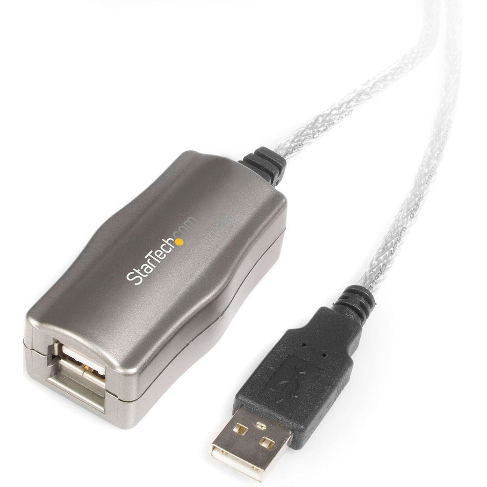 StarTech.com 15 ft USB 2.0 Active Extension Cable - M/F - USB2FAAEXT15