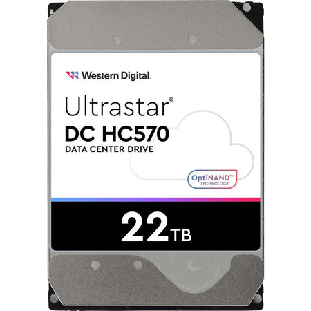 HGST Ultrastar DC HC570 WUH722222AL5204 22 TB Hard Drive - 3.5" Internal - SAS (12Gb/s SAS) - 0F48052