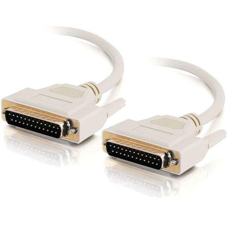 C2G 3ft DB25 M/M Serial RS232 Cable - 02664