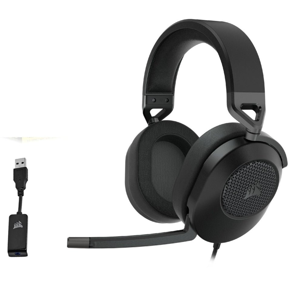 Corsair HS65 SURROUND Wired Gaming Headset - Carbon - CA-9011270-NA