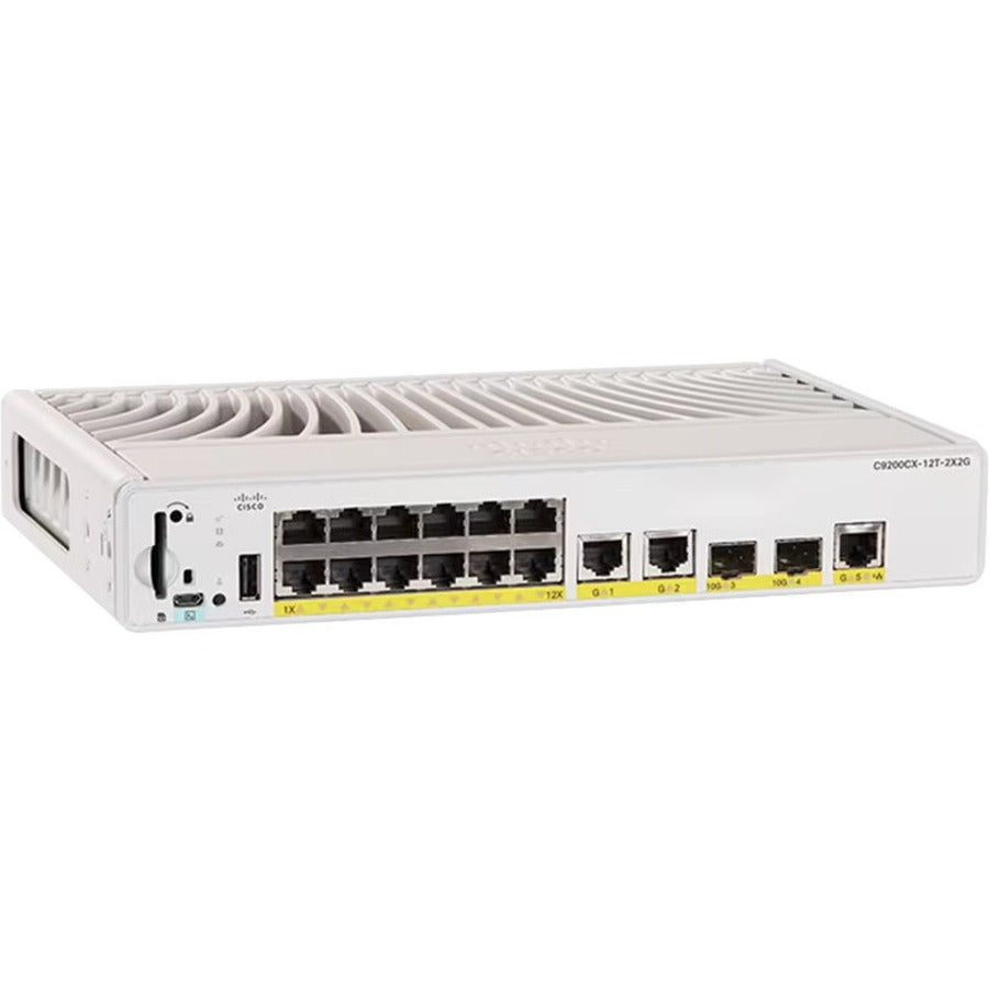 Cisco Catalyst C9200CX-12P-2X2G Ethernet Switch - C9200CX-12P-2X2G-E