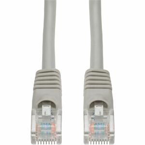 AddOn 40ft Gray CAT 6 PVC Ethernet Cable Snagless Bubble Boot RJ-45 M/M - ADD-40FCAT6-GY