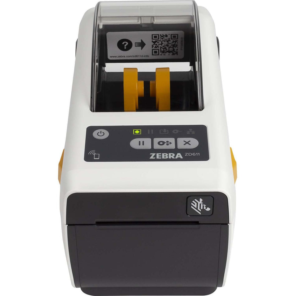 Zebra ZD611 Desktop Thermal Transfer Printer - Monochrome - Label/Receipt Print - Fast Ethernet - USB - USB Host - Bluetooth - Wireless LAN - Near Field Communication (NFC) - US - ZD6A122-T01B01EZ