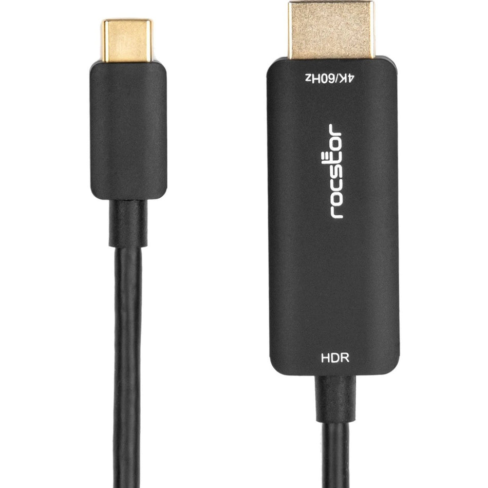 Rocstor USB-C to HDMI Video Cable 4K/60Hz - USB Type-C to HDMI - M/M - Y10C481-B1