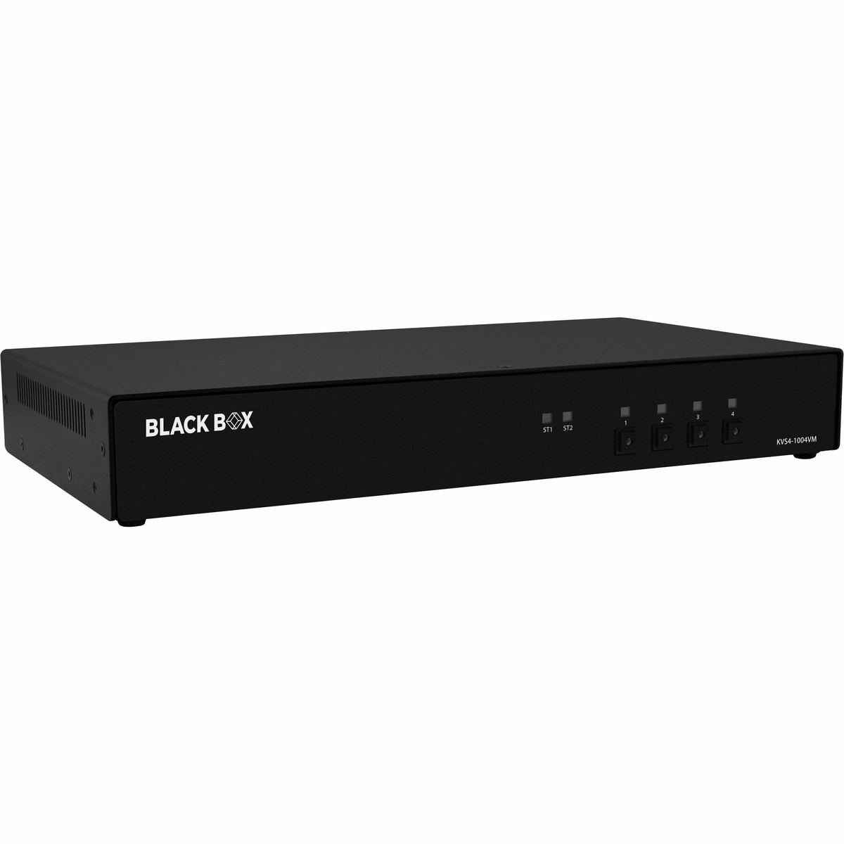 Black Box KVM Switch, NIAP 4.0 Certified - 4-Port, Single-Monitor, DisplayPort with MST, HDMI Out - KVS4-1004VM