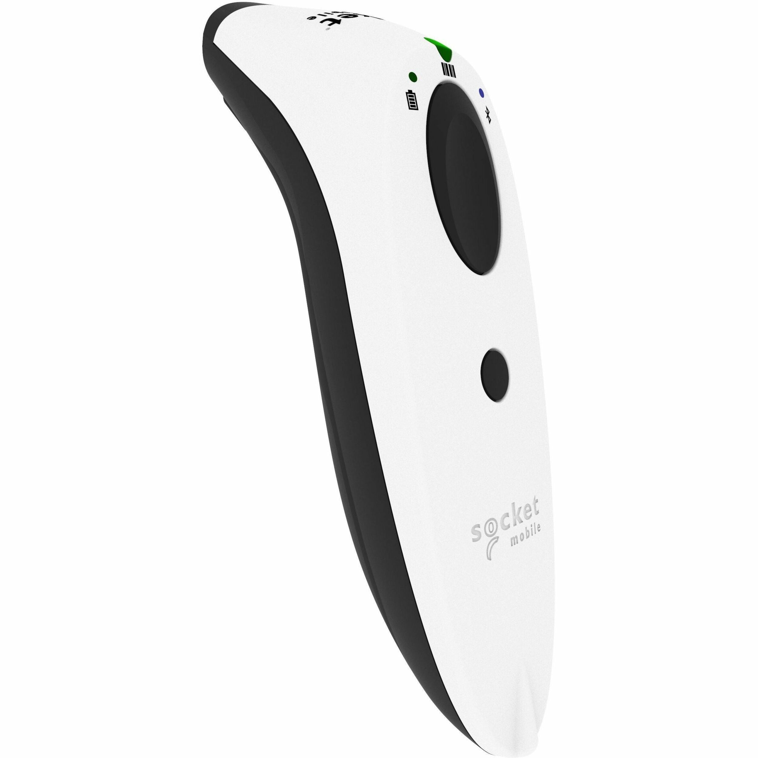 Socket Mobile SocketScan S720, Linear Barcode Plus QR Code Reader, White - CX3982-3039