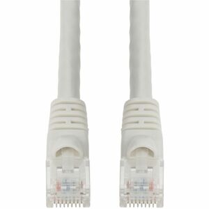 AddOn 50ft White CAT 6 Plenum-Rated Ethernet Cable Snagless Bubble Boot RJ-45 M/M - ADD-50FCAT6P-WE