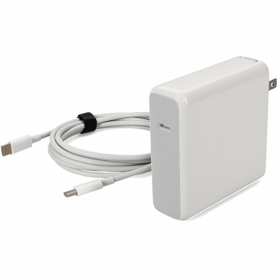AddOn Apple Computer&reg; MX0J2ZM/A Compatible 90W 20V at 4.7A Power Adapter with USB-C Cable - MX0J2ZM/A-AA