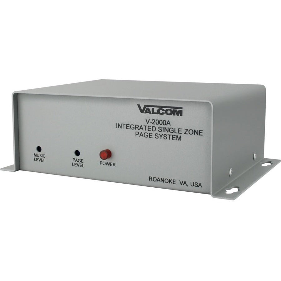 Valcom 1 Zone, One-Way, Page Control with Power - V-2000A