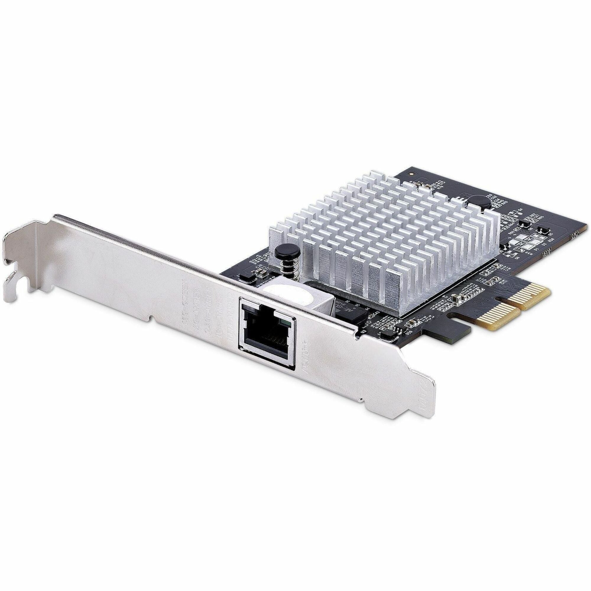 StarTech.com 1-Port 10Gbps PCIe Network Adapter Card, Network Card for PC/Server, PCIe Ethernet Card w/Jumbo Frame, NIC/LAN Interface Card - ST10GSPEXNB2