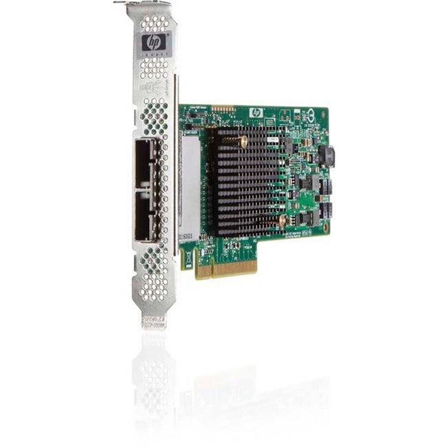 HPE H221 Gen3 HBA - PCIe 3.0, 6 Gb/s Bandwidth Per Physical Link, Eight SAS Ports - 738191-001