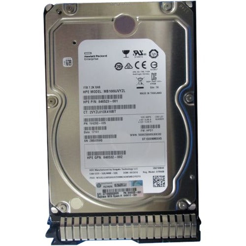 HPE MB1000JVYZL 1 TB Hard Drive - 3.5" Internal - SAS (12Gb/s SAS) - 846612-001