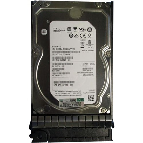 HPE 4 TB Hard Drive - 3.5" Internal - SAS (12Gb/s SAS) - P24985-001