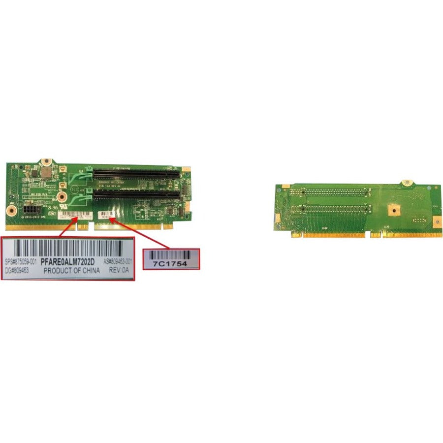 Hewlett Packard Enterprise Replacement Parts Business PCI Riser Board x16 x16 PCIe S1/2 - 875059-001