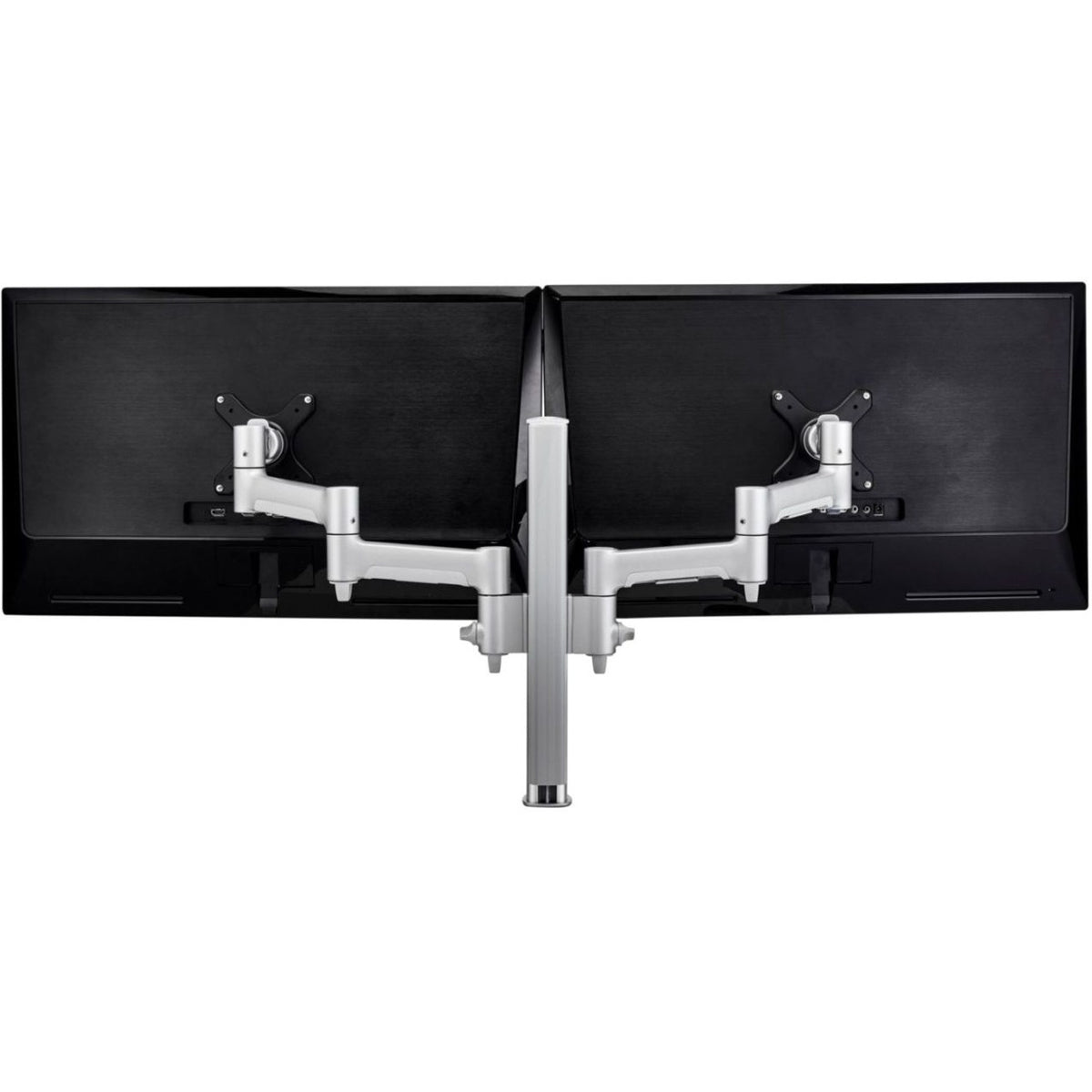 Atdec Modular AWMS-2-4640-F-S Desk Mount for Monitor, Flat Panel Display, Curved Screen Display - Silver - AWMS-2-4640-F-S