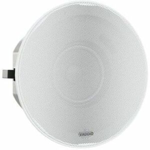 Vaddio EasyIP 2-way Ceiling Mountable, In-wall, Flush Mount, Recessed Mount Speaker - 25 W RMS - White - TAA Compliant - 999-86650-000