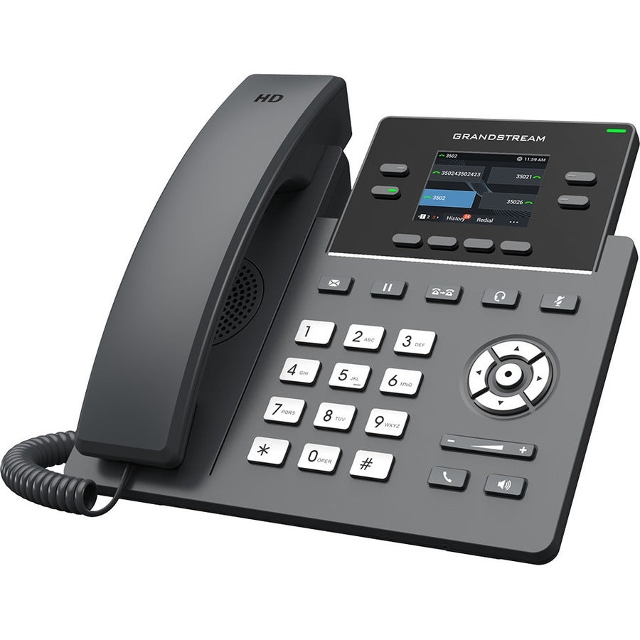 Grandstream GRP2612G IP Phone - Corded - Corded - Wall Mountable, Desktop - GRP2612G