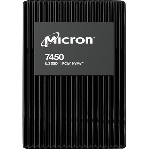 Micron 7450 MAX 12.80 TB Solid State Drive - 2.5" Internal - U.3 (PCI Express NVMe 4.0 x4) - Mixed Use - TAA Compliant - MTFDKCC12T8TFS-1BC15ABYYR