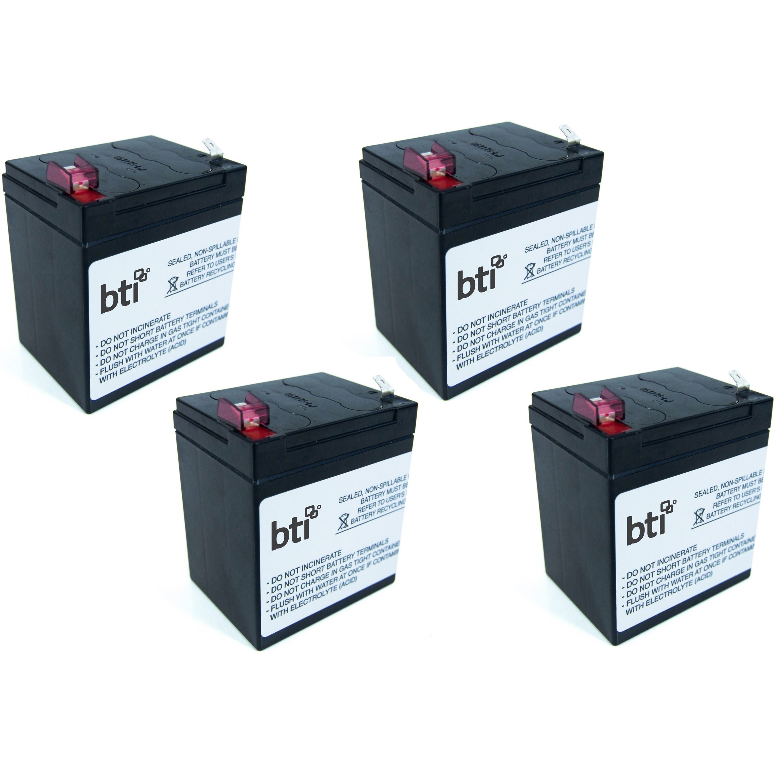 BTI SP12-5-T2 UPS Battery Pack - SP12-5-T2-4PK-BTI