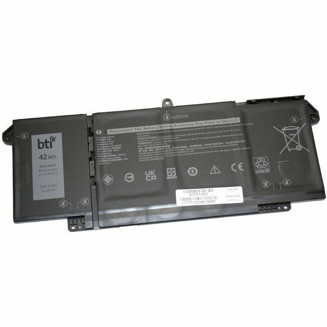 BTI 9JM71-BTI 11.4V 42WHR LI-ION BATTERY 9JM71, CN-0GH5Y5, CN-0HDGJ8, CN-0MHR4G, GH5Y5, HDGJ8, MHR4G - 9JM71-BTI