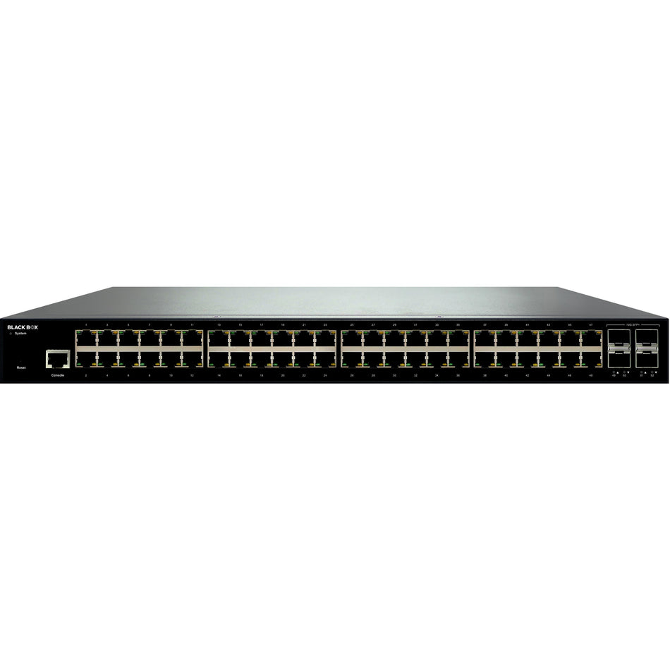 Black Box GB Ethernet Managed Switch - 48 RJ45, 4 SFP+ - LGB5052A-R3