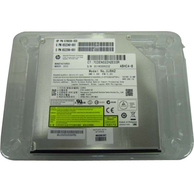 HPE DVD-Reader - Internal - Jack Black - 652296-001