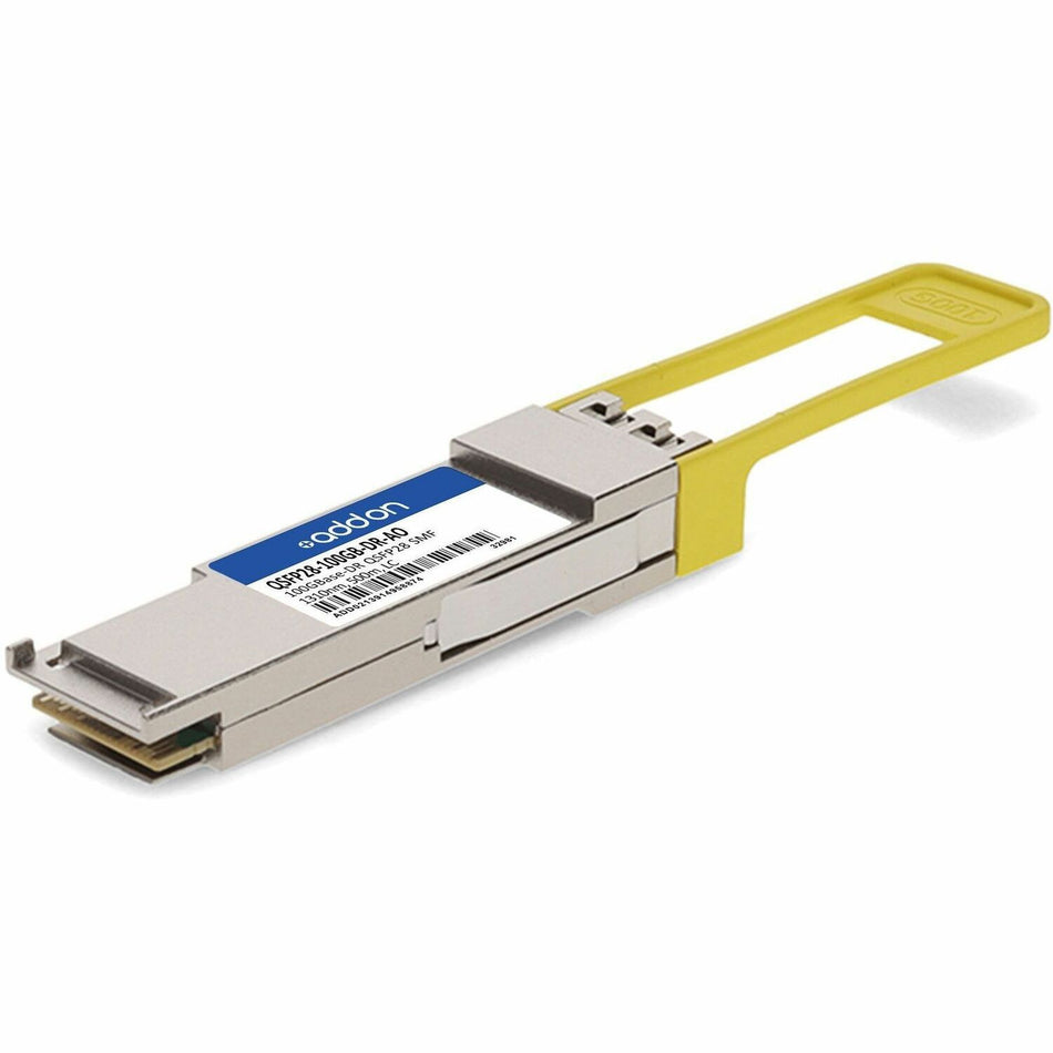 AddOn MSA and TAA 100GBase-DR QSFP28 Transceiver (SMF, 1310nm, 500m, LC, DOM) - QSFP28-100GB-DR-AO
