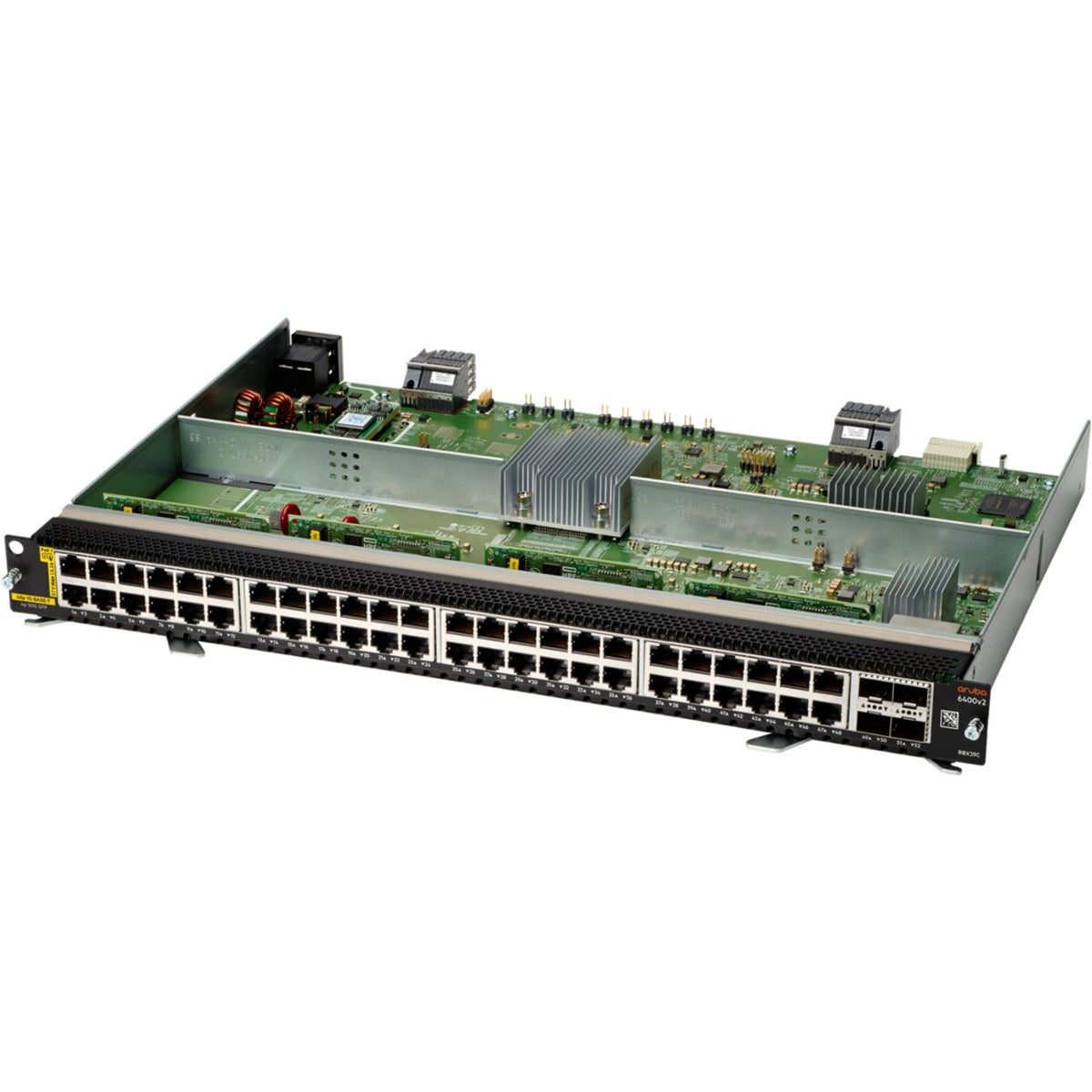 Aruba 6400 48-port 1GbE Class 4 PoE and 4-port SFP56 v2 Module - R0X39C