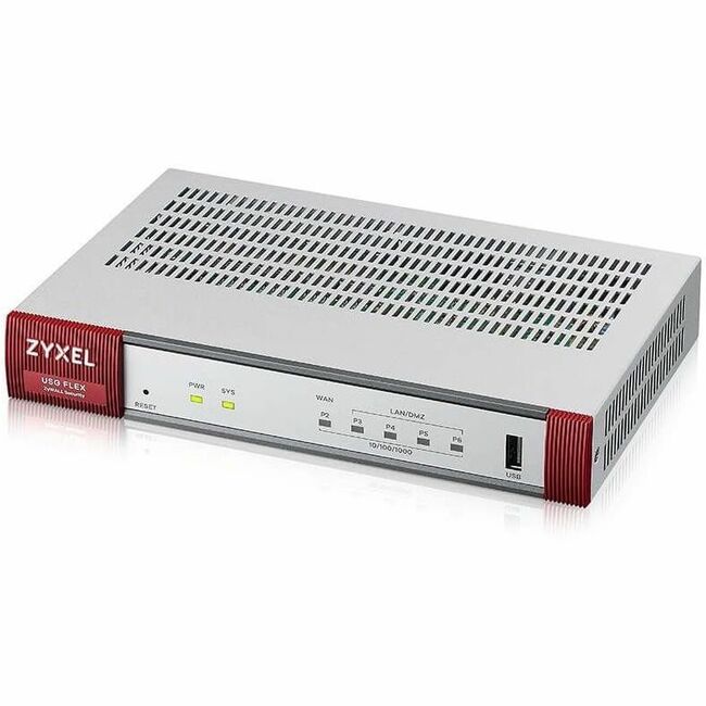 ZYXEL USGFLEX50 - VPN Network Security Firewall Router for Home & Small Business | Hardware Only | Web Content Filter Option | Nebula Cloud Option | TAA Compliant - USGFLEX50