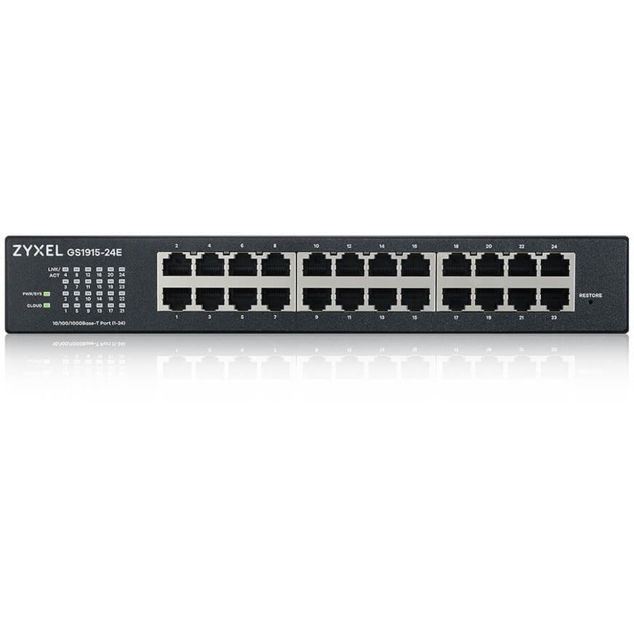 ZYXEL 24-port GbE Smart Managed Switch - GS1915-24E