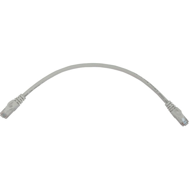 Eaton Tripp Lite Series Cat6a 10G Snagless Molded UTP Ethernet Cable (RJ45 M/M), PoE, White, 1 ft. (0.3 m) - N261-001-WH