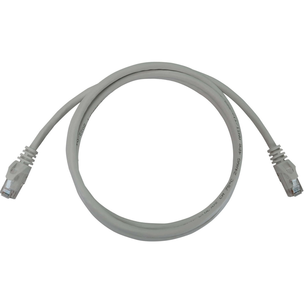 Eaton Tripp Lite Series Cat6a 10G Snagless Molded UTP Ethernet Cable (RJ45 M/M), PoE, White, 5 ft. (1.5 m) - N261-005-WH