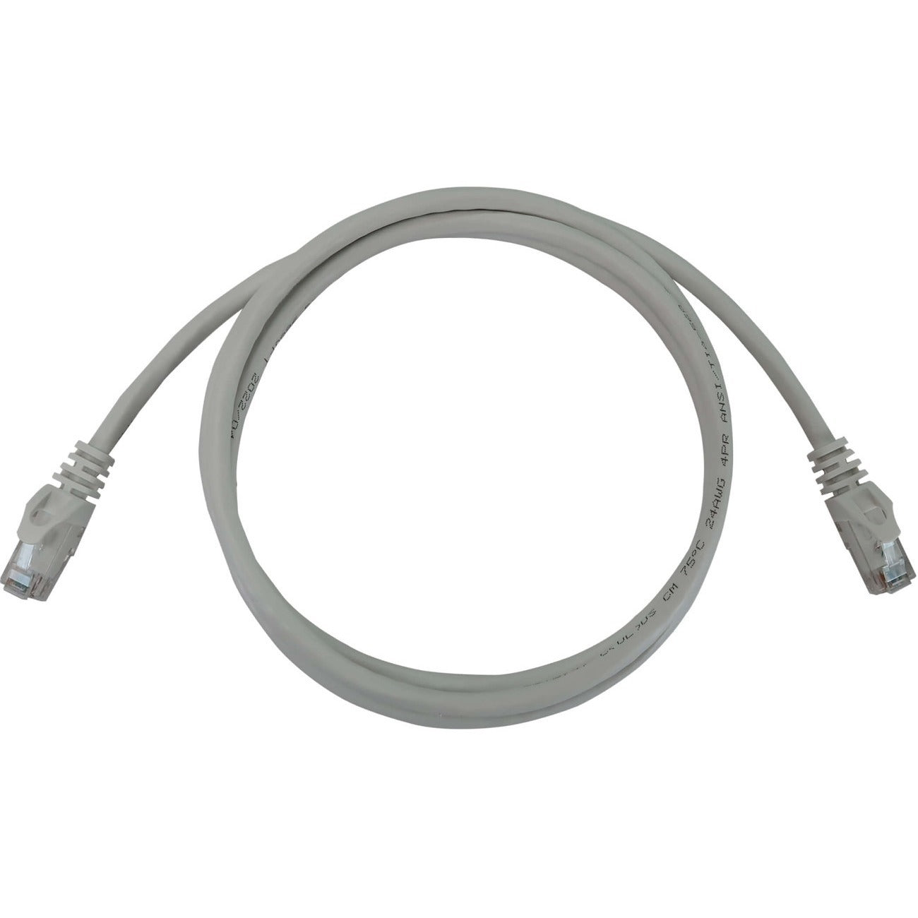 Eaton Tripp Lite Series Cat6a 10G Snagless Molded UTP Ethernet Cable (RJ45 M/M), PoE, White, 5 ft. (1.5 m) - N261-005-WH