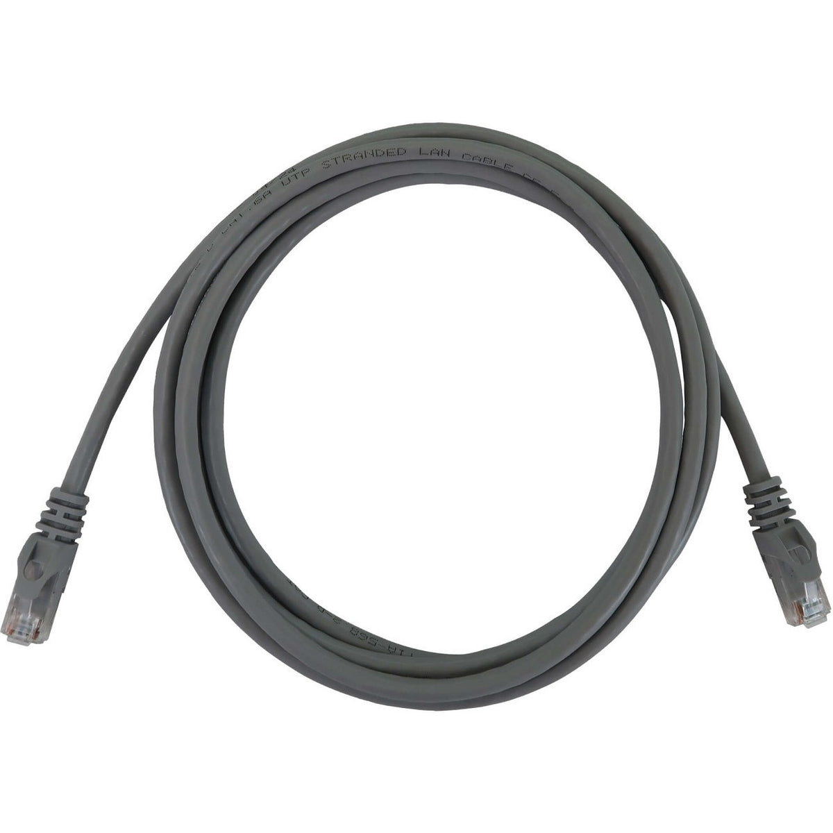 Eaton Tripp Lite Series Cat6a 10G Snagless Molded UTP Ethernet Cable (RJ45 M/M), PoE, Gray, 6 ft. (1.8 m) - N261-006-GY
